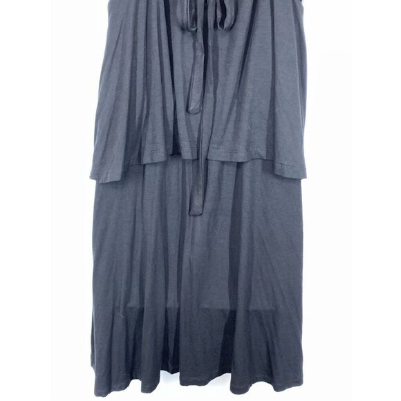 Tobi Women's Sleeveless Adjustable Straps Layered Mini Dress Black Medium NWT - Picture 11 of 11